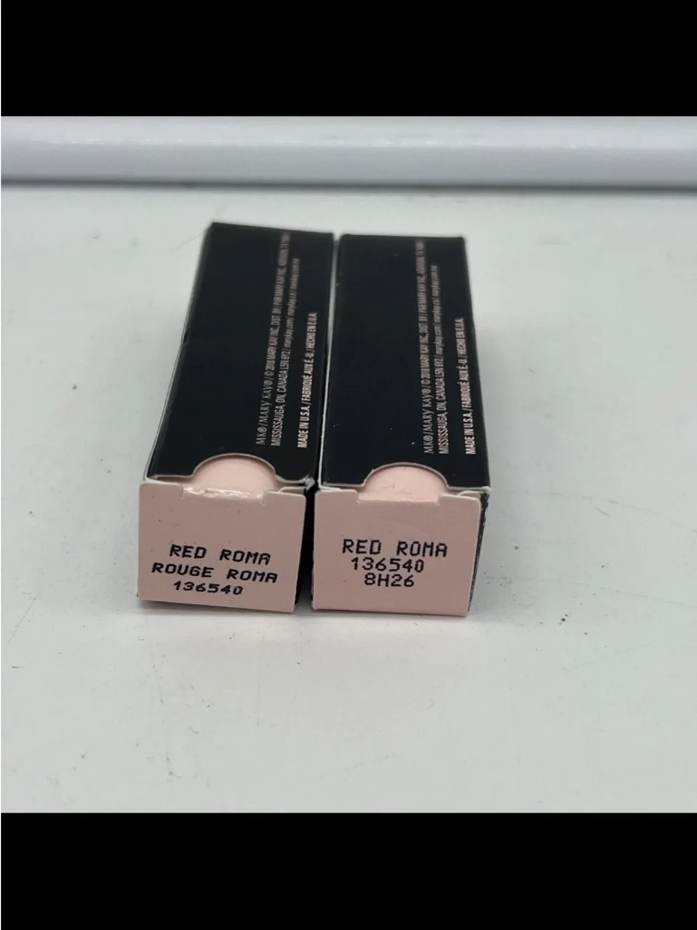 Mary Kay Matte Lipstick Red Roma NIB #136540 Full Size Lot Of 2